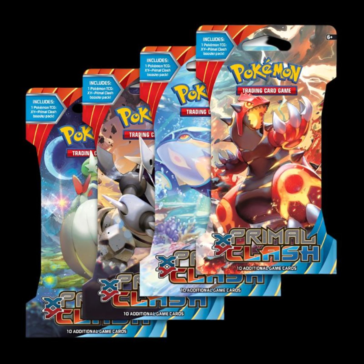 Primal Clash - 4 Booster Packs - Art set